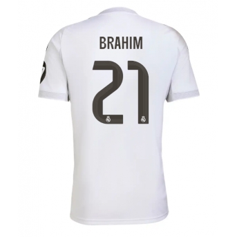 Billige Fotballdrakt Real Madrid Brahim Diaz #21 Replika Hjemmedrakt 2025-26 Kortermet